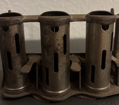 Metal Coin Sorter Holder Rack with 3 Coin Tubes Vintage Change Organizer