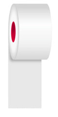 3 1/8″ (80 mm) x 170′ Iconex Full-Tack Sticky Media Linerless Labels (4 Rolls)