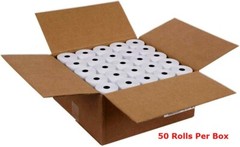 3 1/8″ x 200′ BPA Free Thermal Paper Receipt Rolls – 50 Rolls/Pack