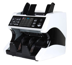 AL-920 Mixed Denomination 2 CIS Authenticating Coin Counting Machine UV/IR/MG/MT