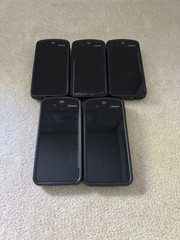 Lot of 5 Toast Go 2 Handheld POS Tablets TG200 with DTC200 Charging Dock