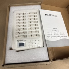 PRE-OWNED! Retekess TD157 Restaurant Pager System Calling Queuing 16 Buzzers Foo