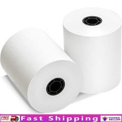 BPA Free Thermal Paper Rolls 3.125 x 230 Feet 50 Pack High Quality Printing New
