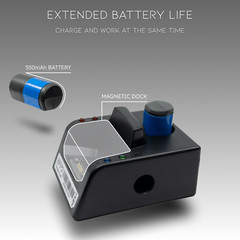 Wireless Barcode Glove Scanner, Cradle+Spare Battery, 2D/1D, iOS/Android/Windows