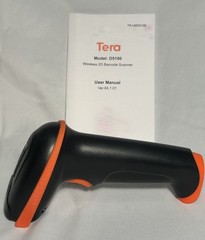 Tera Barcode Scanner Wireless 1D 2D QR Plug & Play WORKS (no USB cable)