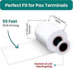 Receipt Paper Rolls for Pax a920 a920 Pro a920 Max Credit Card Machine