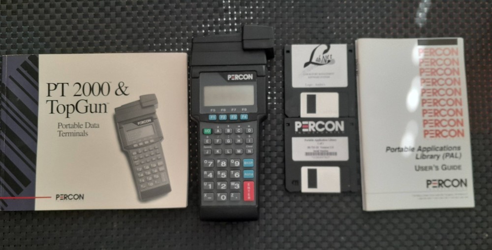Percon PT2000 Portable Handheld Data Terminal Barcod Kit (New – Never- Used)