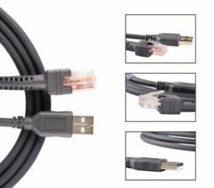 LOT of 4 Pack 6-ft High Speed USB Barcode Scanner Cable CBA-U01-S07ZAR