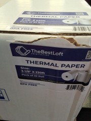 32 Rolls Thermal Paper 3 1/8″ x 230ft’ POS Cash Register Rolls BPA Free
