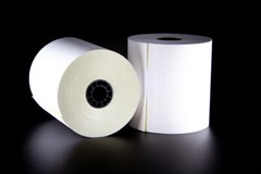 3″ x 95′ 2-Ply Carbonless Paper (50 rolls/case) – White / Canary Fast Shipping
