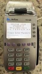 Verifone VX520 VX 520 Credit Card Machine Terminal Reader Tested