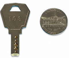 M-S Cash Drawer Replacement Key Dimple-108 For EP-125 EP-127 NCR Infor