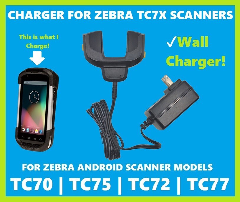 Charger Compatible with Zebra TC70, TC75, TC72, TC77 Android Scanners!🔥⭐