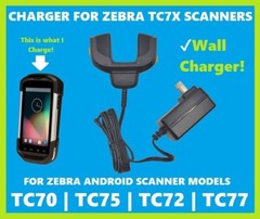 Charger Compatible with Zebra TC70, TC75, TC72, TC77 Android Scanners!🔥⭐