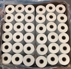OMNI CHINA MOBILE PRINTER LABELS 4-1/8″ WIDE THERMAL 36 ROLLS PART# 28187186 NEW