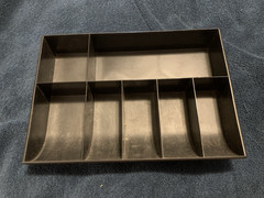 VINTAGE Plastic Cash Box Tray 10.75”x2.00”x7..50” USA