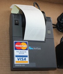 Verifone Printer 250 with Power Supply / AC Adapter Cord – Tested. Fast Shipping