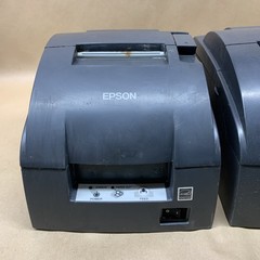 Lot Of 2 Epson TM-U220B M188B Point Of Sale Receipt Printer *FOR PARTS ONLY*