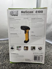 ADESSO NuScan 4100B Bluetooth Antimicrobial Waterproof CCD Barcode Scanner