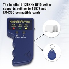 Handheld Copier RFID Reader Rewriter Smart ID Card Duplicator 125KHz Intellig…