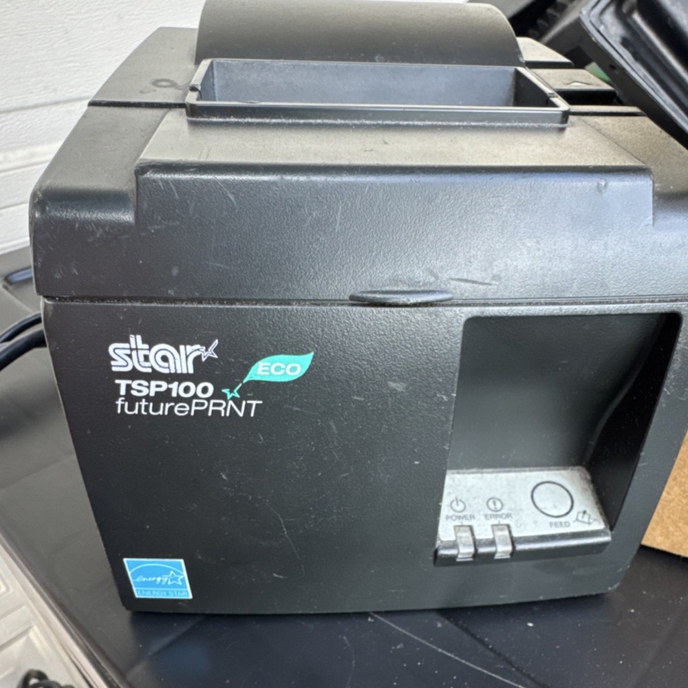 Star Micronics TSP100 futurePRNT POS Receipt Printer USB Thermal Auto-Cutter