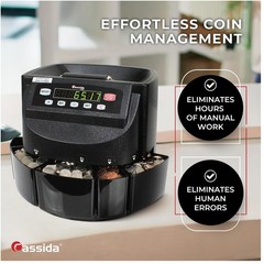 C200 Coin Sorter Machine – LED Display for Easy Reporting