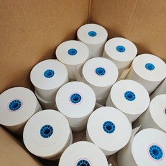Lot 40 Ampad Adding Machine Calculator Rolls 27-100 White Bond 2 1/4 x 150ft NOS