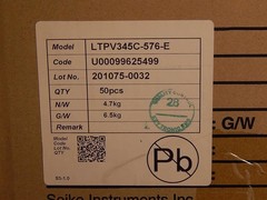SEIKO LTPV345C-576-E THERMAL PRINTER HEAD T95327