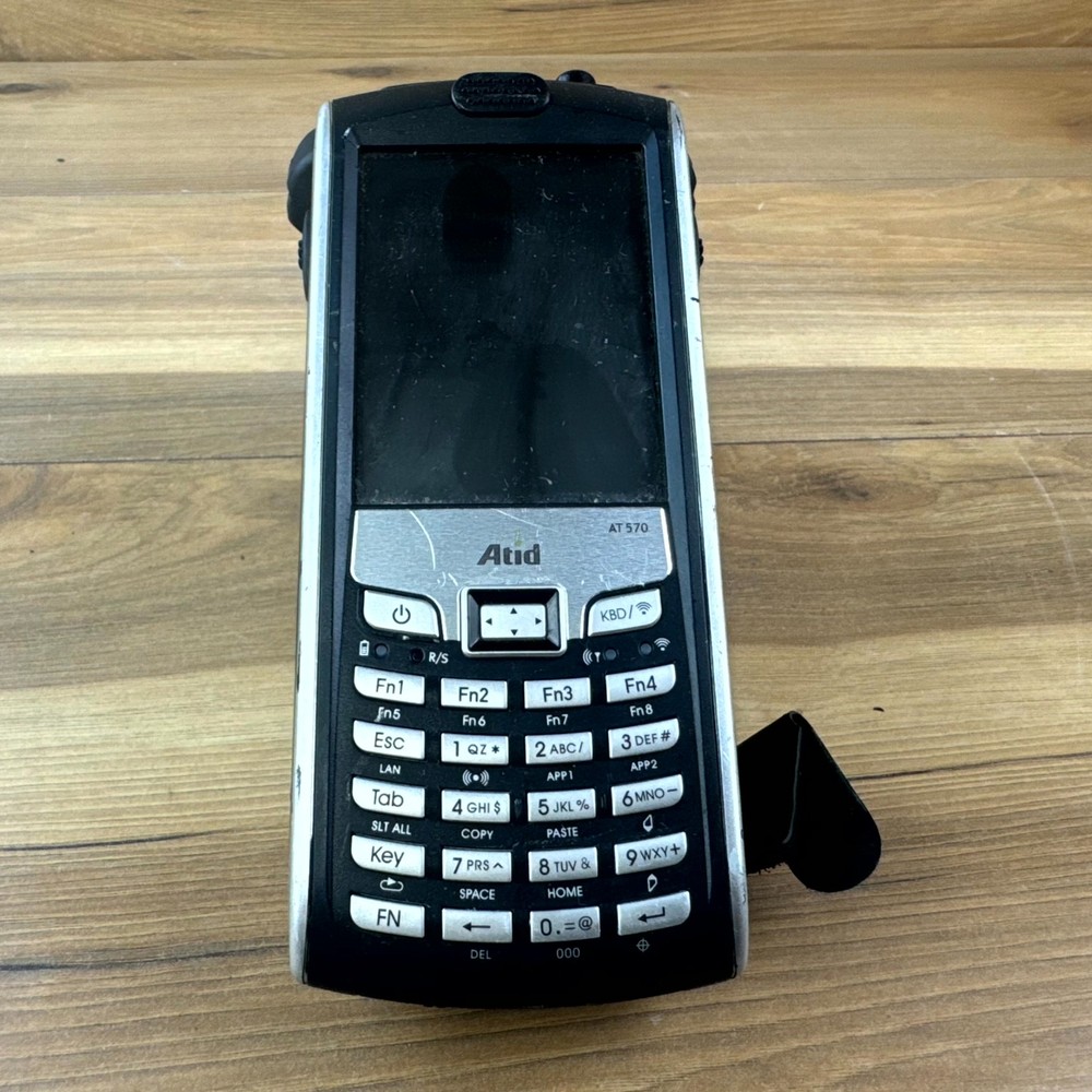 Atid AT570 Mobile RFID Reader Barcode Scanner Black Bluetooth TFT Touch Screen
