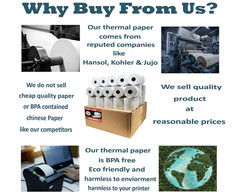 3-1/8 x 230 Thermal Paper for Star Tsp100 (50 Rolls) – Free Shipping