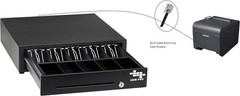 Cash Register Money Drawer. Compatible with Square [Receipt Printer…