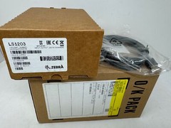 New ZEBRA Motorola Symbol LS1203-CR10001R BARCODE LASER SCANNER w USB Cable