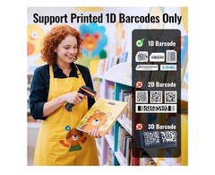 Tera Barcode Scanner Wireless 1D Laser Cordless Barcode Reader USB 5100 Orange