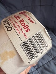 UNIVERSAL ADD ROLLS 3 COUNT 2 1/4″X 150′ 1 PLY WHITE – NEW
