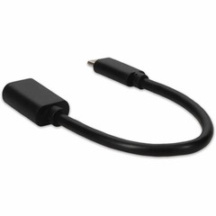 AddOn USB C 3.1 Male to USB A 3.0 Female Black Adapter