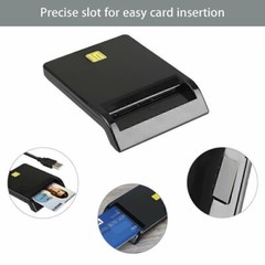 USB Smart Card Reader for Bank Card CAC Government ID Chip Card Read Information