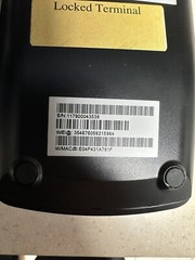 Dejavoo Z9 VEGA3000 Black 3.5″ LCD POS Credit Card Terminal TESTED