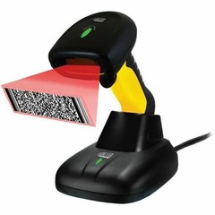 Adesso Bluetooth & 2.4Ghz Wireless Waterproof 2D Barcode Scanner Nuscan5200