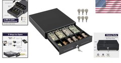 Durable Metal Cash Drawer for Small Businesses – RJ11/RJ12