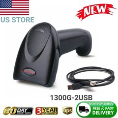 Honeywell Hyperion 1300G-2USB Handheld 1D Laser Barcode Scanner Reader USB Kit