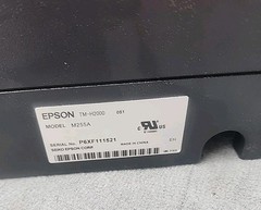 EPSON TM-H2000 MONOCHROME DUAL FUNCTION THERMAL RECEIPT PRINTER M255A