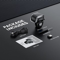 Wearable Finger Ring 2D QR Code Scanner Inventory Barcode Reader for iPad iPhone
