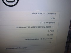 ELO Intellitouch ESY15X5 ESY15 POS PC Intel i5-6500TE 2.3Ghz 8GB RAM