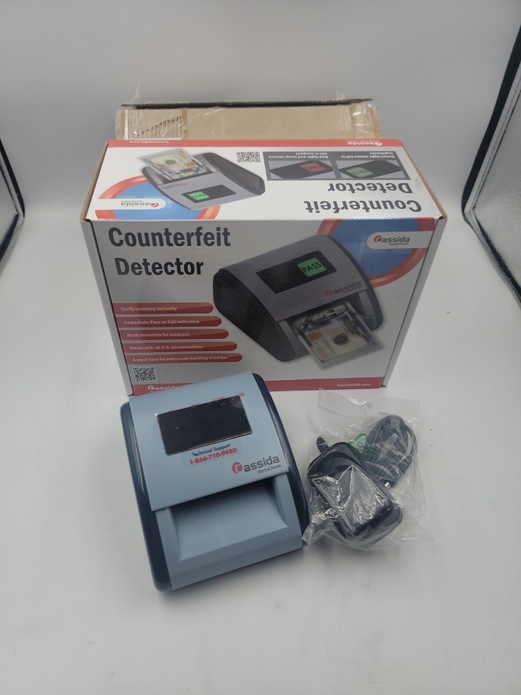 NO CALIBRATION CARD Cassida Instacheck Counterfeit Money Detector TESTED