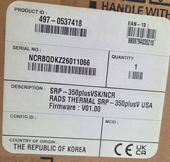 New B-Stock Bixolon SRP-350plusV 3″ Thermal Receipt Printer, VSK/RDU/NCR, V01.00