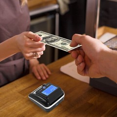 Portable Automatic Counterfeit Banknote / Cash Detector & Bill Counter AL-130A