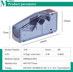 Portable Money Counter Machine – Lightweight and Multi-Functional for Travels