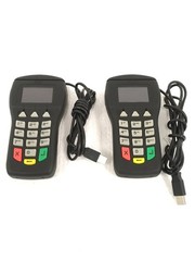 Lot of 4 MagTek 30050200 USB PIN Pad 3-Track Stripe Card Reader WORKING QTY