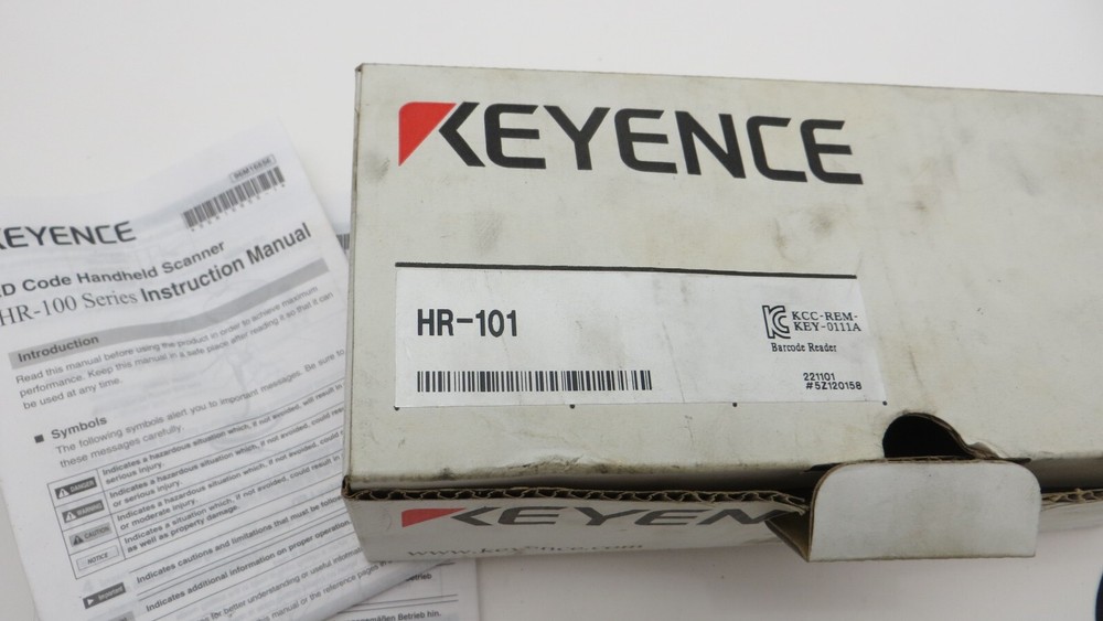 KEYENCE HR101 Barcode Scanner Black