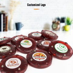 Retekess TD158 Wireless Paging Queuing Calling System 10 Coaster Cafe Clinic Bar